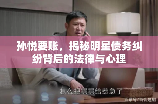 孙悦要账，揭秘明星债务纠纷背后的法律与心理