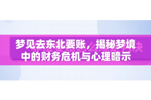 梦见去东北要账，揭秘梦境中的财务危机与心理暗示