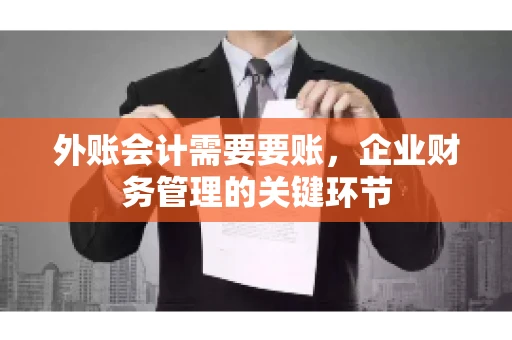 外账会计需要要账,企业财务管理的关键环节 外账会计需要要账,企业财务管理的关键环节