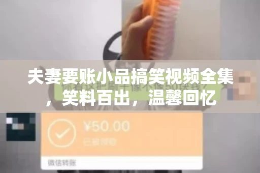 夫妻要账小品搞笑视频全集，笑料百出，温馨回忆