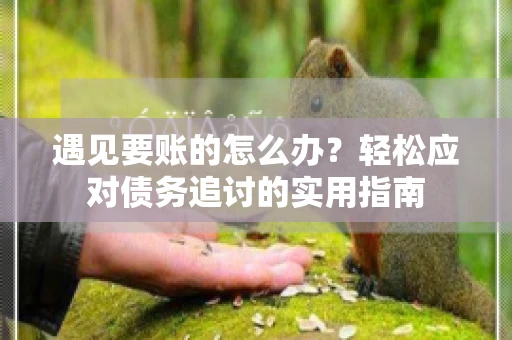 遇见要账的怎么办？轻松应对债务追讨的实用指南