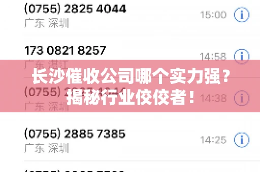 长沙催收公司哪个实力强？揭秘行业佼佼者！