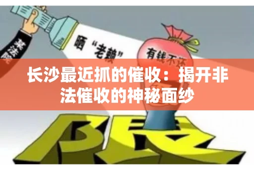 长沙最近抓的催收：揭开非法催收的神秘面纱