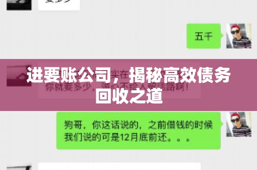 进要账公司,揭秘高效债务回收之道 进要账公司,揭秘高效债务回收之道
